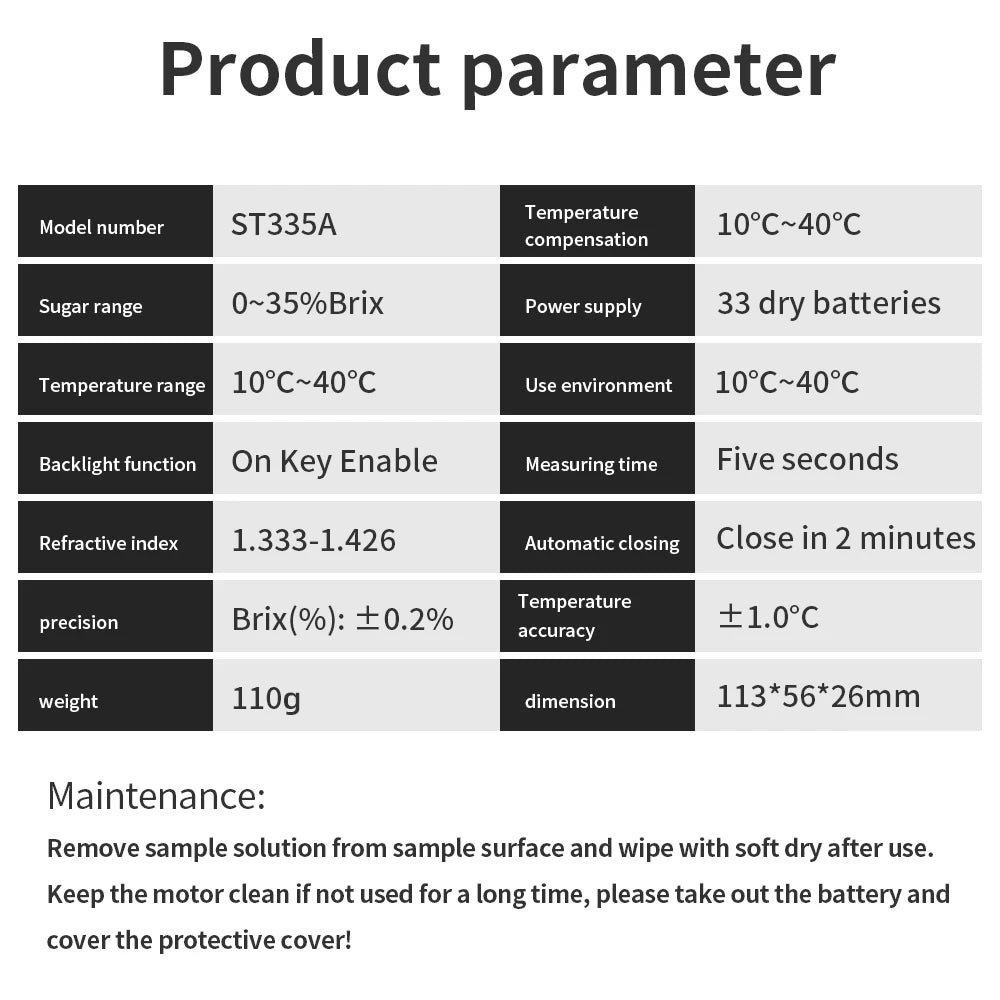 Fruit Juice Refractometer